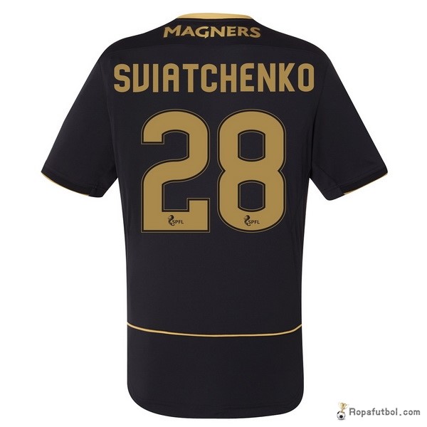 Camiseta Celtic Replica Segunda Ropa Suiatchenko 2016/17 Negro